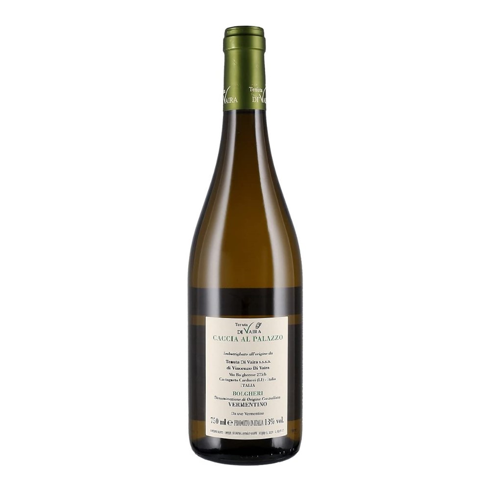 T. Vaira Vermentino Bolgheri Bianco Doc Caccia al Palazzo Vino Bt. Cl.75 - immagine 2