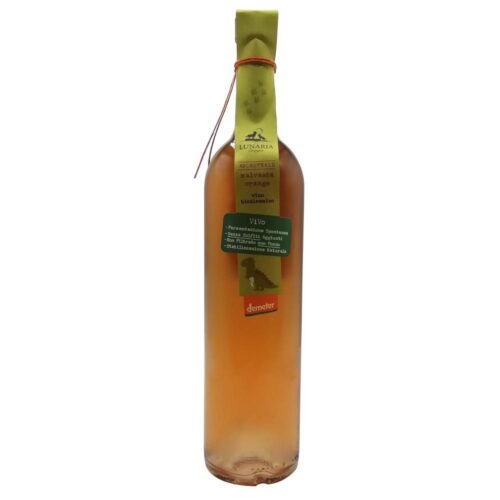 Lunaria Malvasia Ramato Ancestrale Terre di Chieti Igp Biologico Biodinamico Senza Solfiti Agg. Vegano Col Fondo Vino Bianco Bt. Cl.75