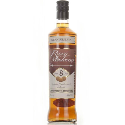 Malecon 8 y.o. Gran Reserva Metodo Traditional Cubano Rum Panama Bt. Cl.70