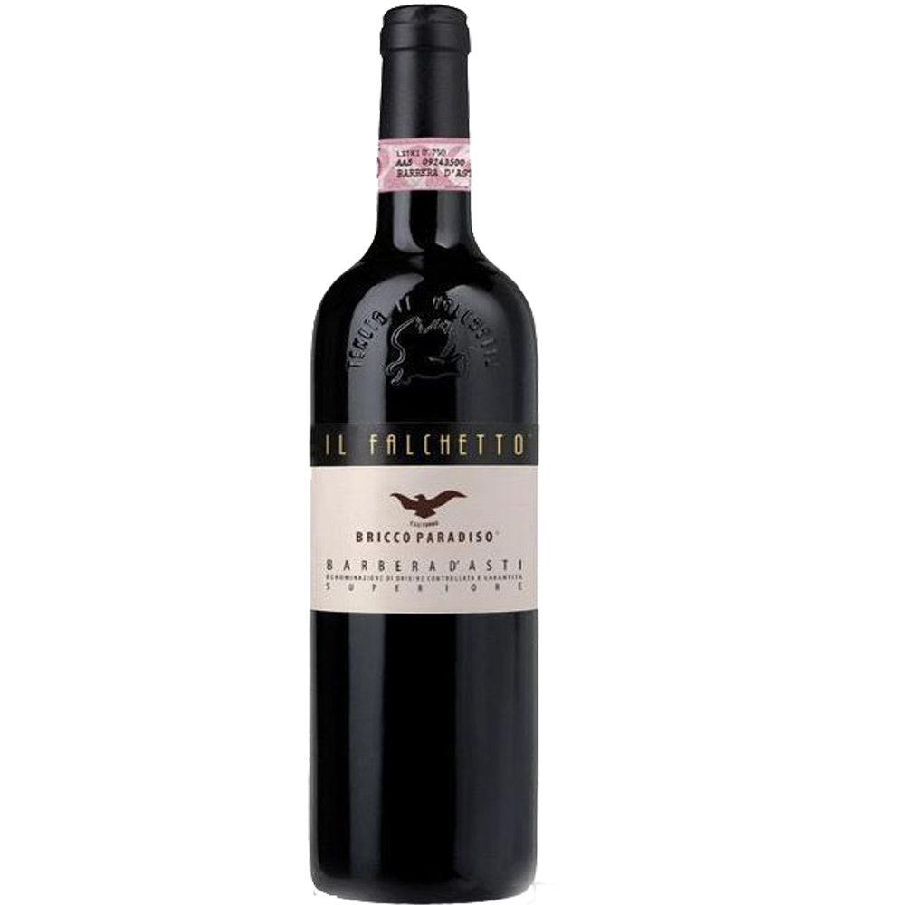 Il Falchetto Bricco Paradiso Barbera d'Asti Superiore Docg Vino Rosso Maturato in Legno Bt. Cl.75