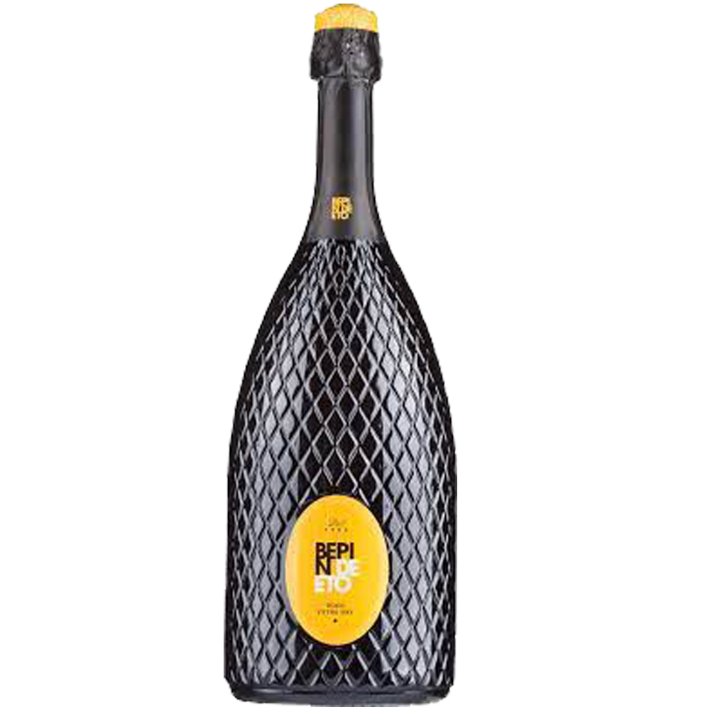 Vino Spumante Bianco Bepin De Eto Prosecco Conegliano Valdobbiadene Millesimato Extra Dry Docg Magnum Bt. Lt.1,5 Con Astuccio in Cartone