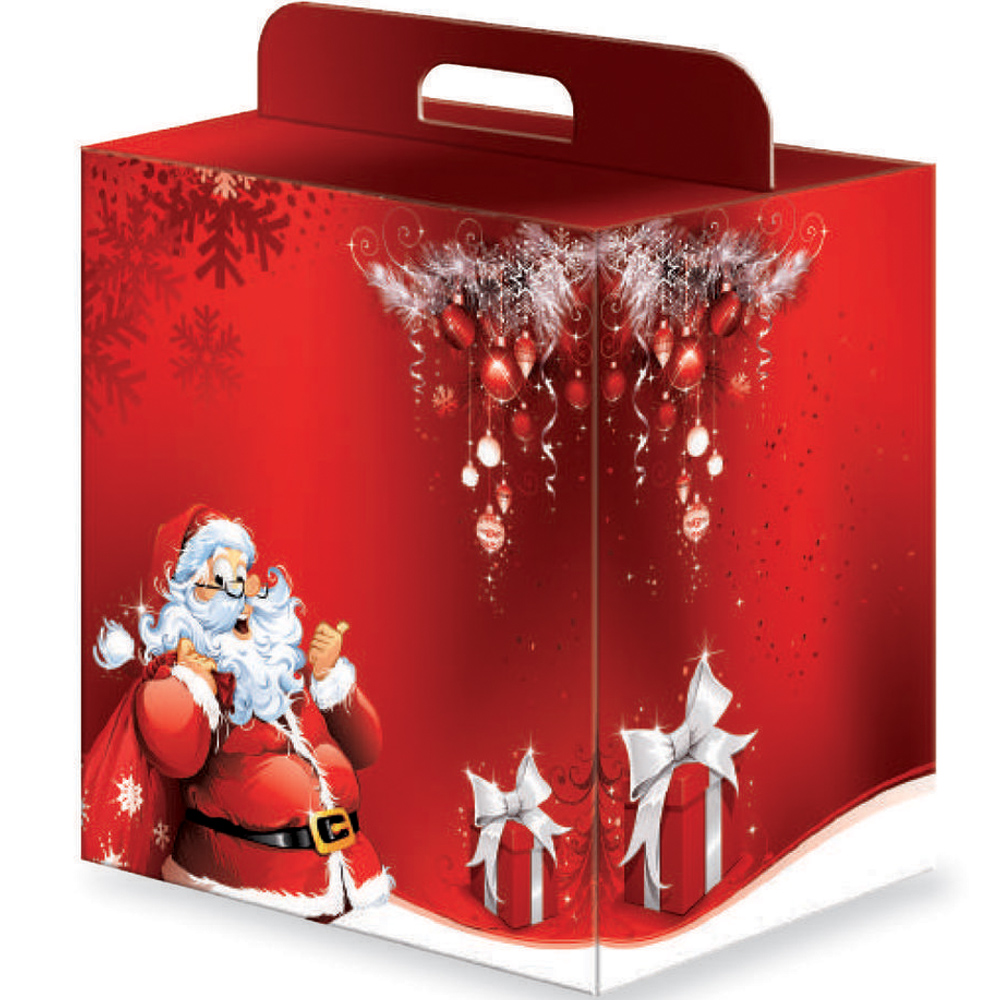 Scatola Media Natale Bia. (H35x24x33) - NH