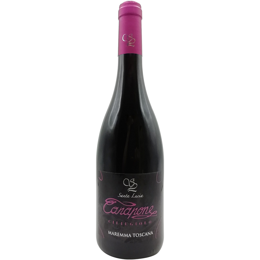 Vino Rosso Santa Lucia Canapone Ciliegiolo Maremma Toscana DOC Bt. Cl.75 - NH