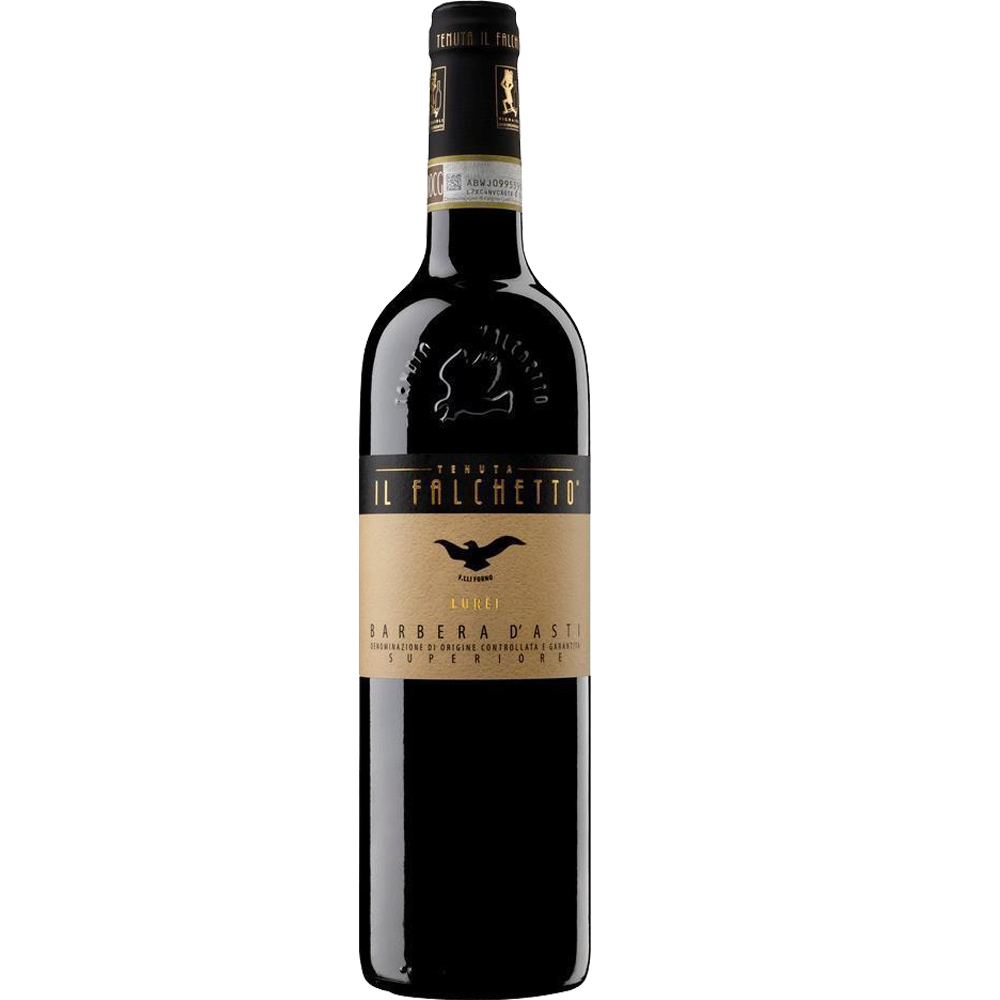 Il Falchetto Lurei Barbera D'Asti Superiore Docg Vino Rosso Maturato in Legno Bt. Cl.75