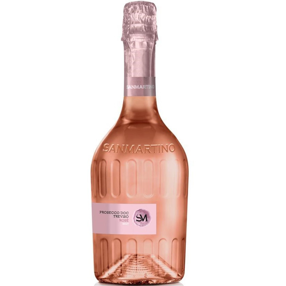 San Martino Prosecco Millesimato Brut Treviso Doc Vino Spumante Rosato Bt. Cl.75 - NH