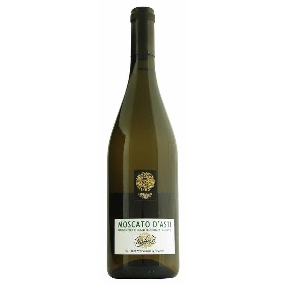 Vino Frizzante Bianco Tre Secoli Moscato d'Asti Dolce Docg Bt. Cl.75