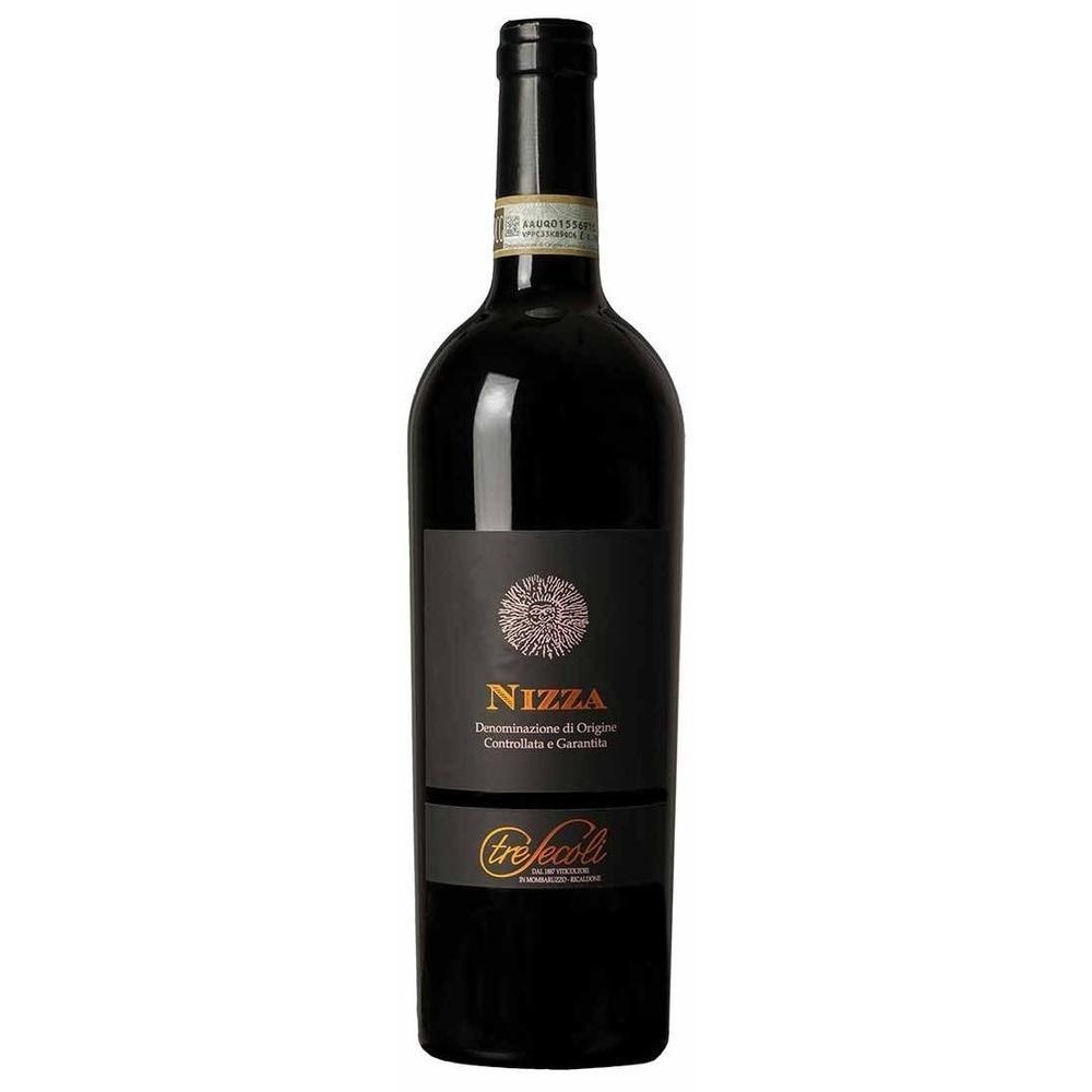 Vino Rosso Tre Secoli Nizza Barbera d'Asti Docg Invecchiato Bt. Cl.75