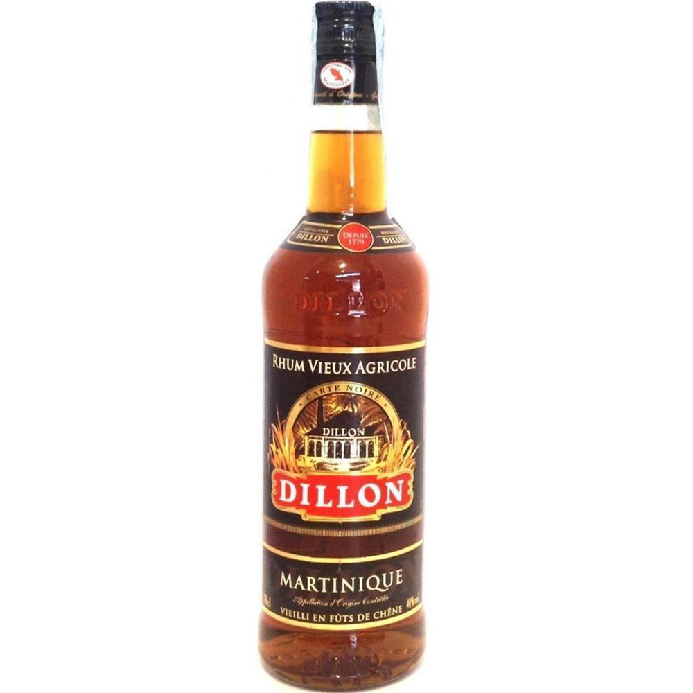Dillon V.O. Carte Noire Vieux Single Barrel Rum Agricole Martinica Bt. Cl.70