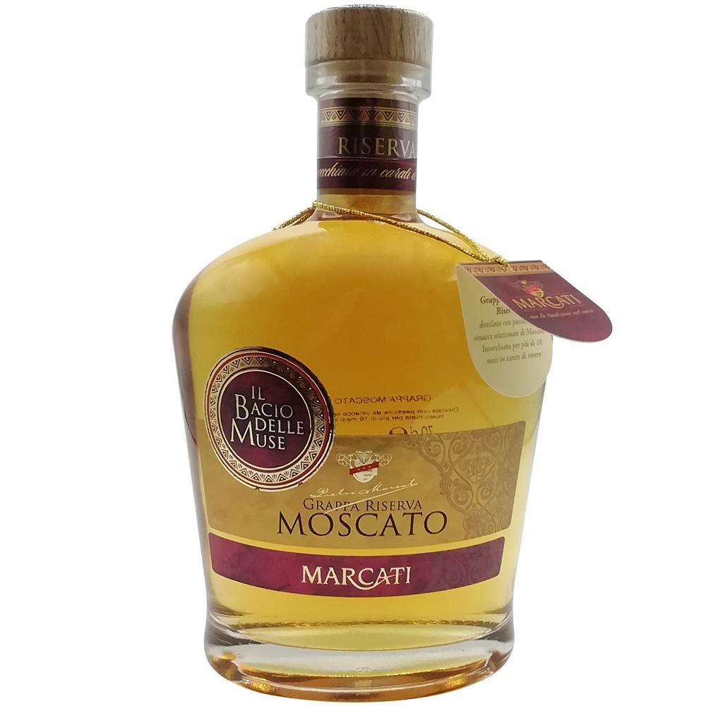 G.M. Marcati Carati Moscato Grappa Affinata in Rovere Bt. Cl.70
