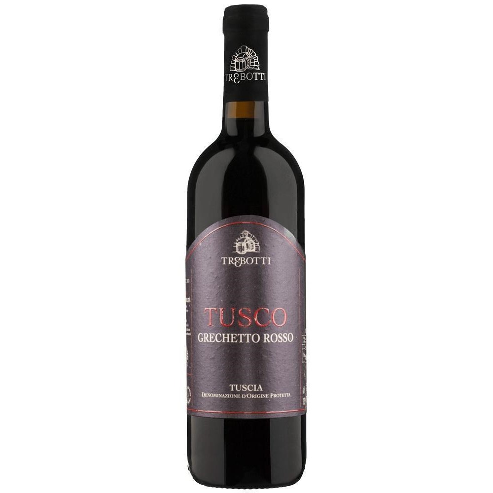 Trebotti Tusco Grechetto Rosso Tuscia Dop Vino Biologico Vegano Bt. Cl.75
