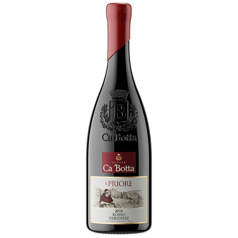 Vino Rosso Ca Botta Il Priore Rosso Veronese Igt Bt. Cl.75 Cassa in Legno - NH