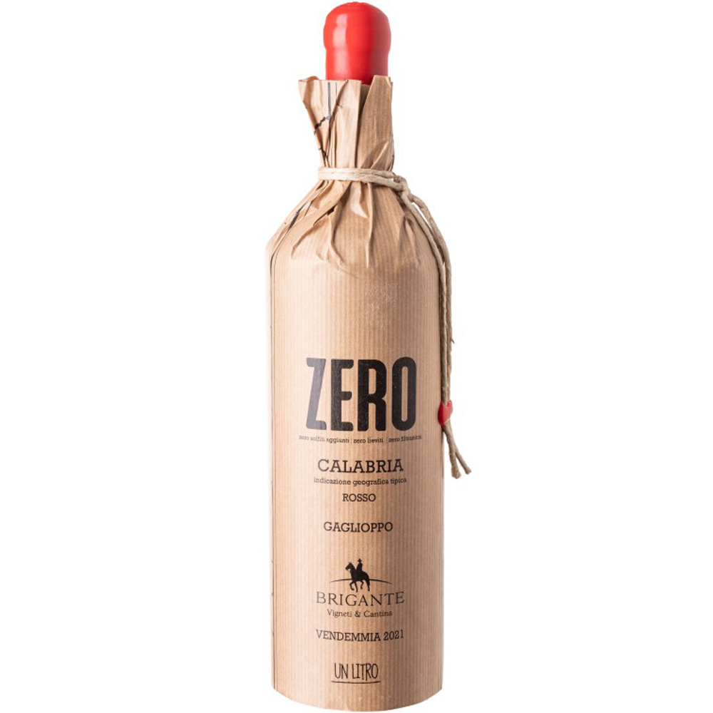 Brigante Zero Rosso Gaglioppo Calabria Igt Vino Biologico Senza Solfiti Aggiunti Bt. Lt.1