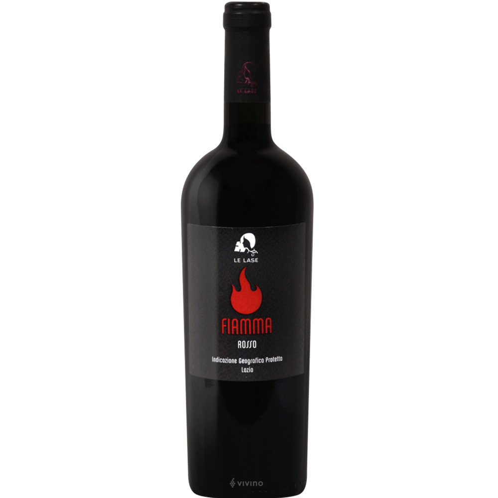 Le Lase Fiamma Merlot Vino Rosso Igp Lazio Bt. Cl.75