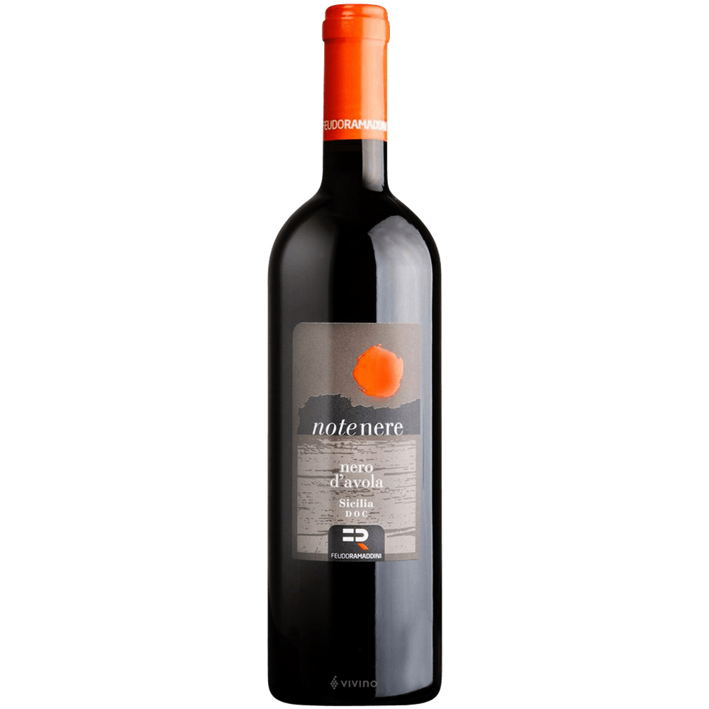 Ramaddini Note Nere Nero d'Avola Noto Doc Vino Rosso Biologico Bt. Cl.75
