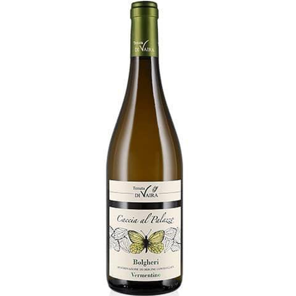 T. Vaira Vermentino Bolgheri Bianco Doc Caccia al Palazzo Vino Bt. Cl.75