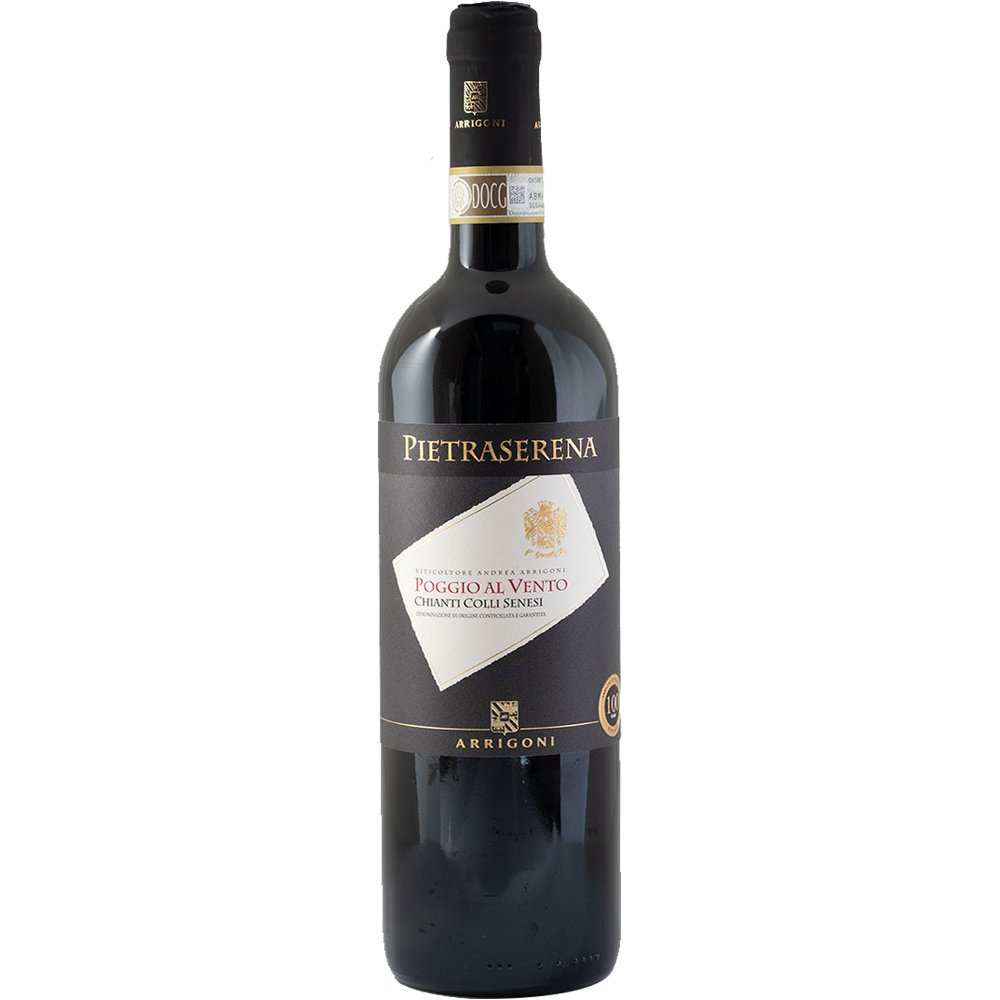 Pietraserena Arrigoni Poggio al Vento Chianti Colli Senesi Docg Vino Rosso Bt. Cl.75