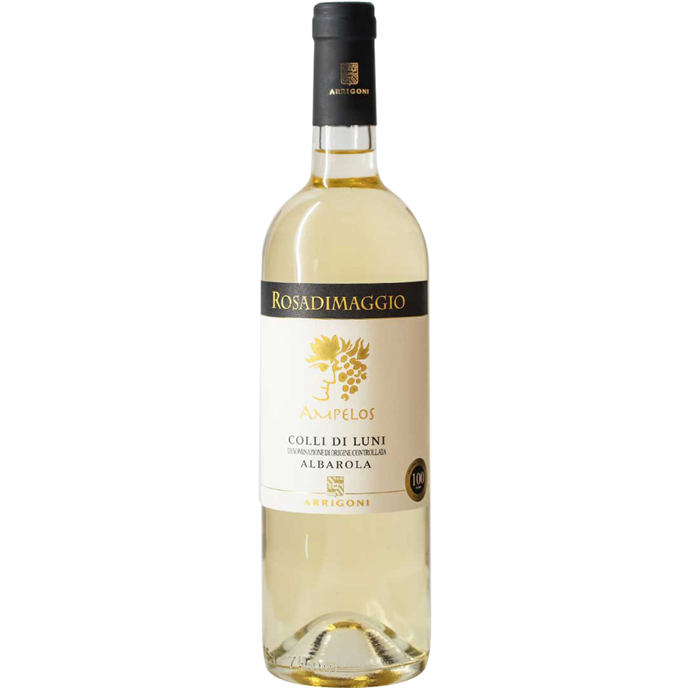Rosa Di Maggio Arrigoni Albarola Ampelos Colli di Luni Doc Vino Bianco Bt. Cl.75