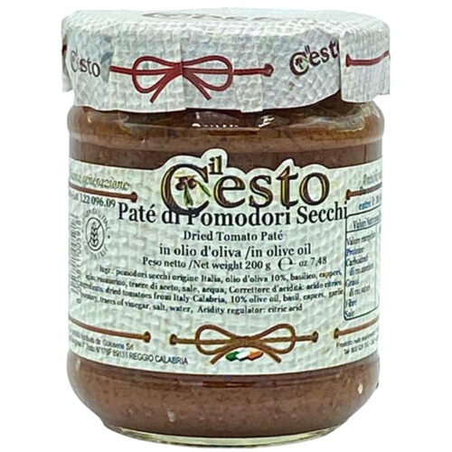 Pate' Di Pomodori Secchi in Olio D'Oliva Il Cesto Gr.200 Netti