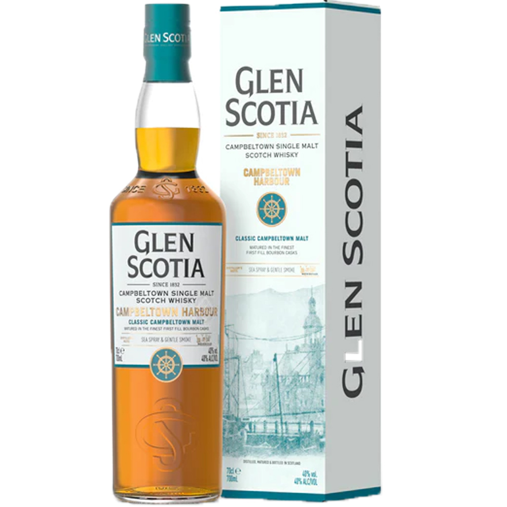 Glen Scotia Harbour Single Malt Torbato Scotch Whisky Campbeltown Bt. Cl.70