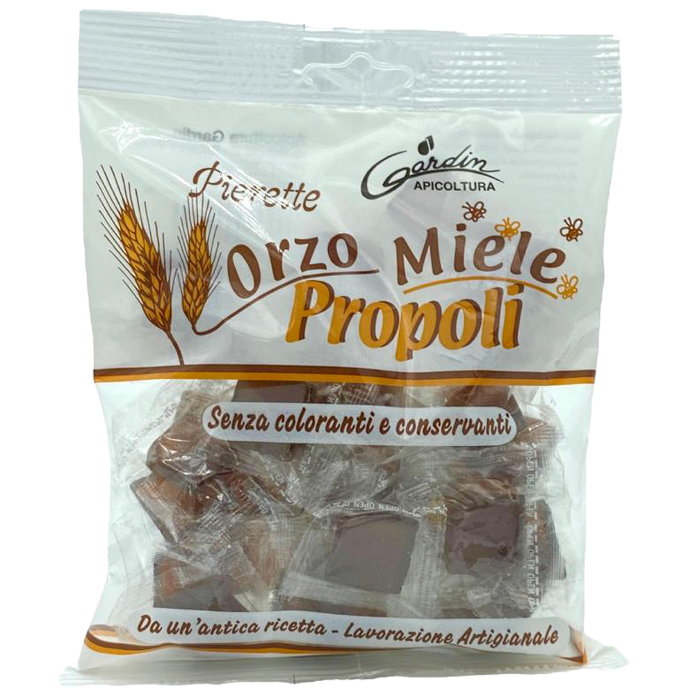 Caramelle Pierette Orzo+Miele+Propoli Ape Di Gardin Busta gr.150