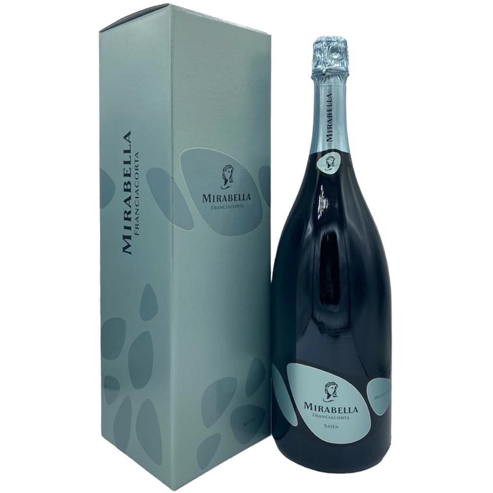 Mirabella Edea Franciacorta Saten Docg Millesimato Brut Vino Spumante Bianco Magnum lt.1,5 ast. cartone