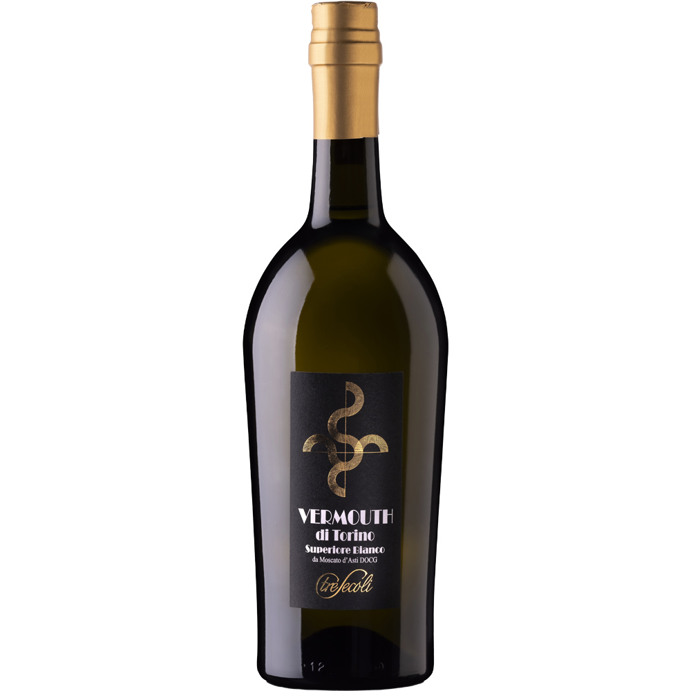 Vermouth di Torino Tre Secoli Bianco Superiore di Moscato d'Asti Bt. Cl.75