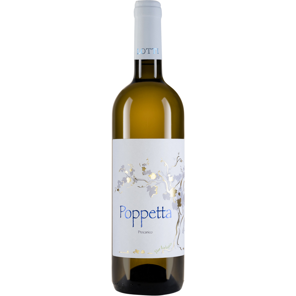 Lotti Poppetta Procanico Igp Lazio Vino Bianco Biologico Bt. Cl.75