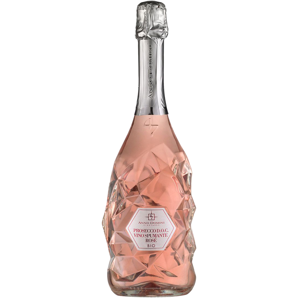 Vino Spumante Rosato Diamanti Prosecco Doc Millesimato Extra Dry Blend Biologico Vegano Bt. Cl.75