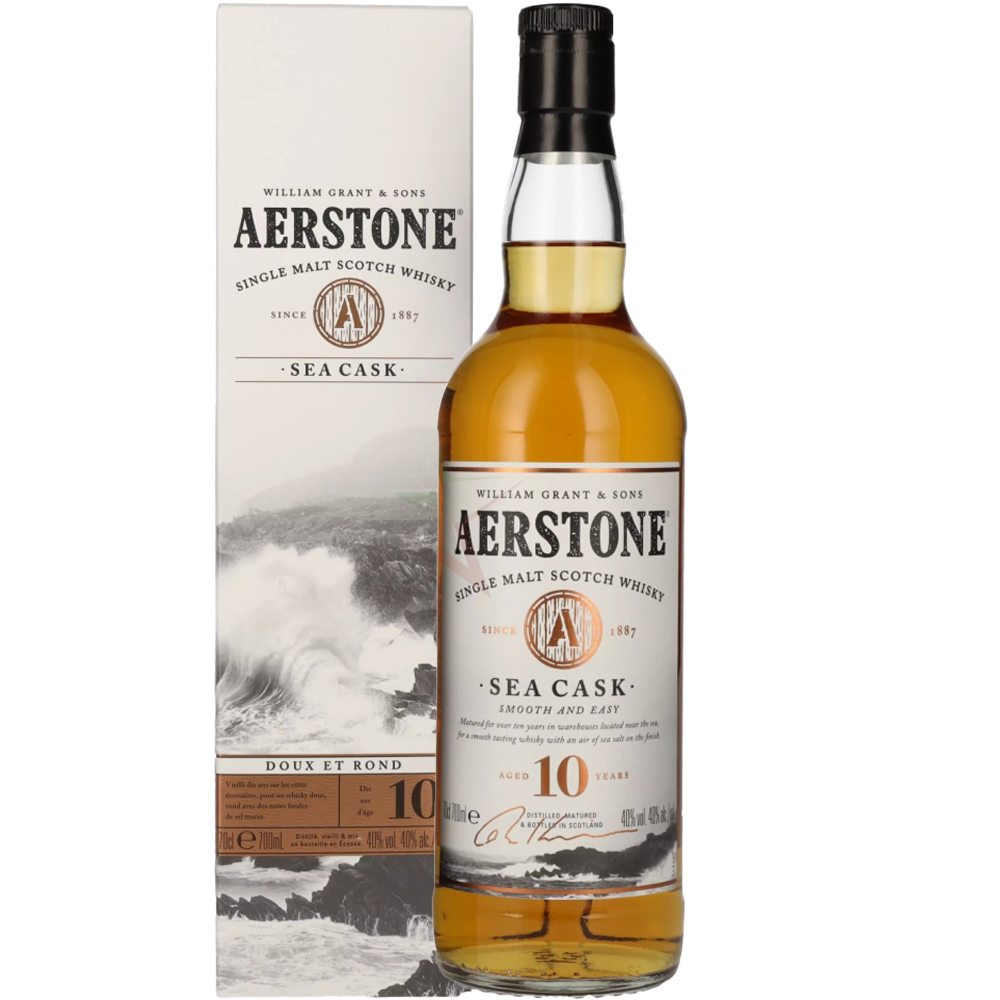 Aerstone 10 y.o. Sea Cask Single Malt Scotch Whisky Lowlands Bt. Cl.70