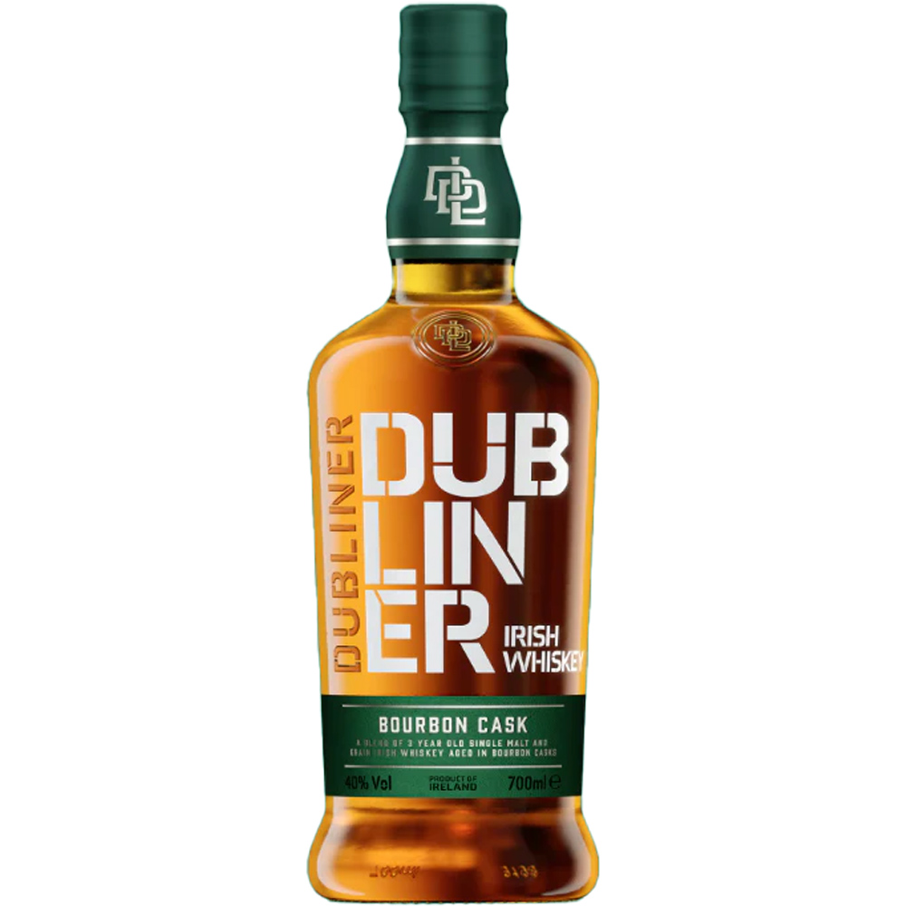 The Dubliner Irish Whisky Single Malt in Bourbon Cask Bt. Cl.70