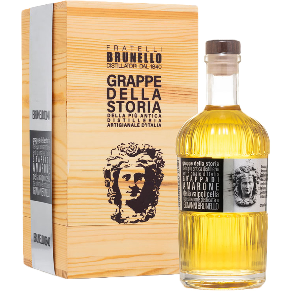 F.llii Brunello Amarone della Valpolicella Grappa 6 anni Affinata in Rovere Bt. Cl.70 Cassa in Legno