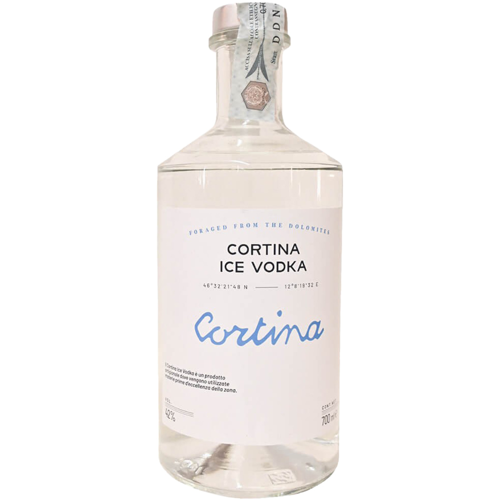 Bad Spirits Ice Cortina Vodka Doppia Distillazione Handcrafted Bt. Cl.70