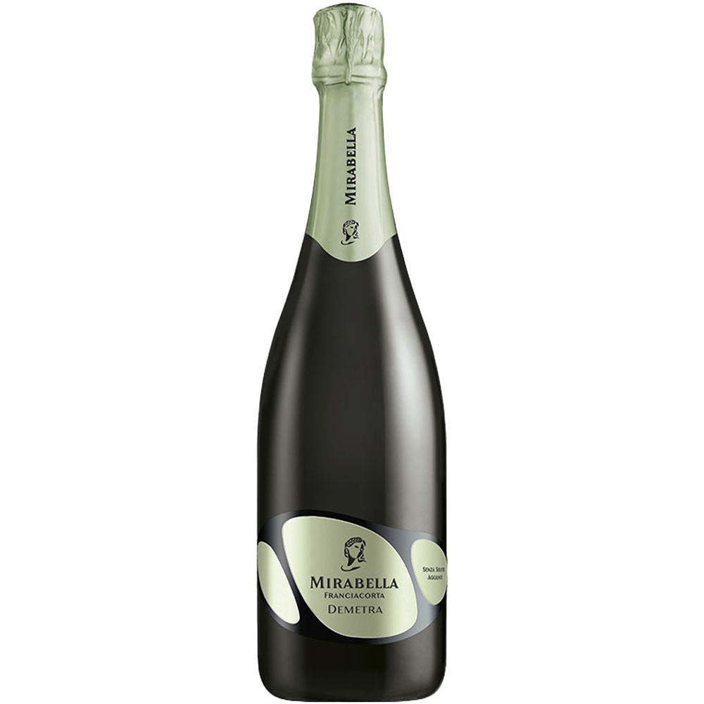 Mirabella Demetra Franciacorta Docg Senza Solfiti agg. Brut Nature Vino Spumante Bianco Bt. Cl.75