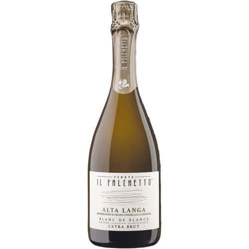 Il Falchetto Alta Langa Docg Blanc de Blancs Extra Brut Vino Spumante Bianco Metodo Classico Bt. Cl.75