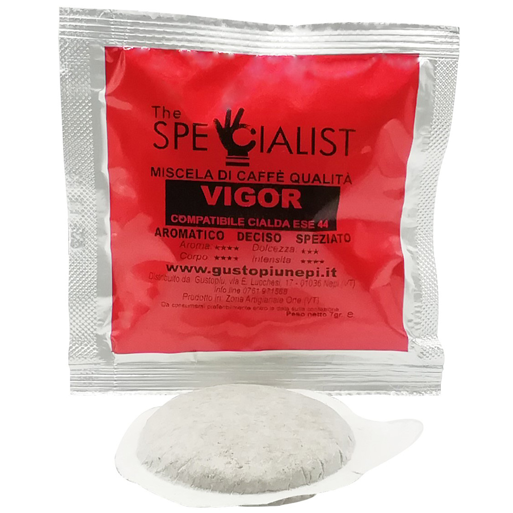 Scatola di Caffè Vigor in Cialda Ese 44 The Specialist - immagine 2