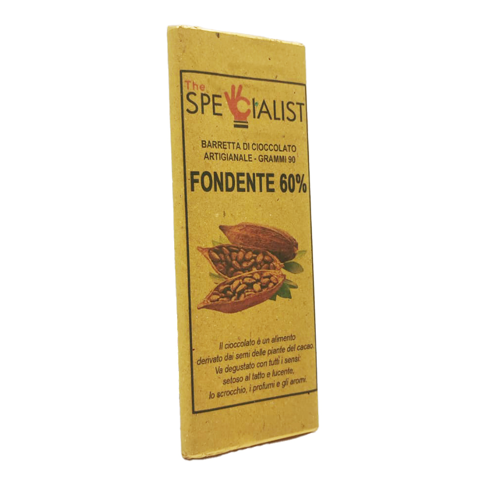 Tavoletta 60% Fondente Gr.90 Cioccolato The Specialist