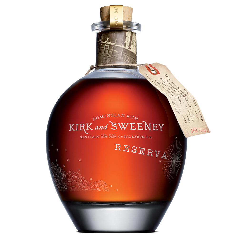 Kirk and Sweeney 7 y.o. Reserva Rum Rep. Dominicana Bt. Cl.70