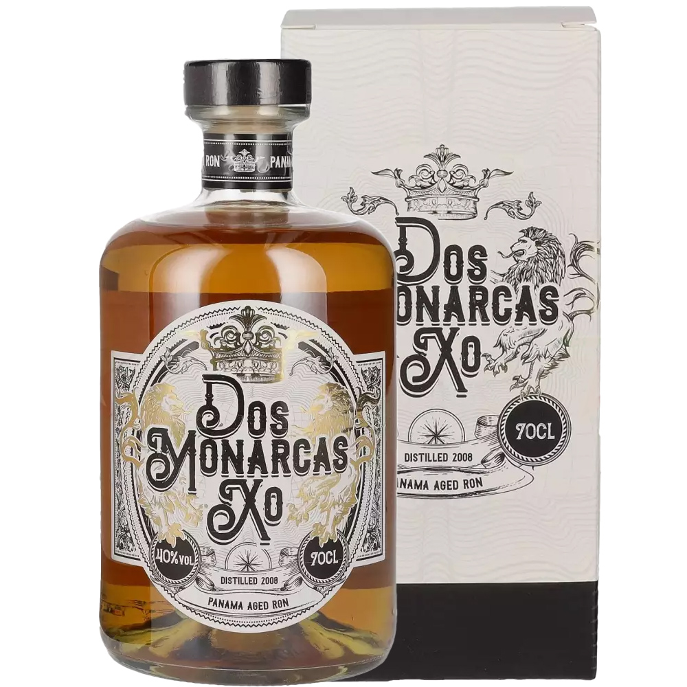 Dos Monarcas X.O. 8 y.o.Single Barrel Rum Panama Bt. Cl.70