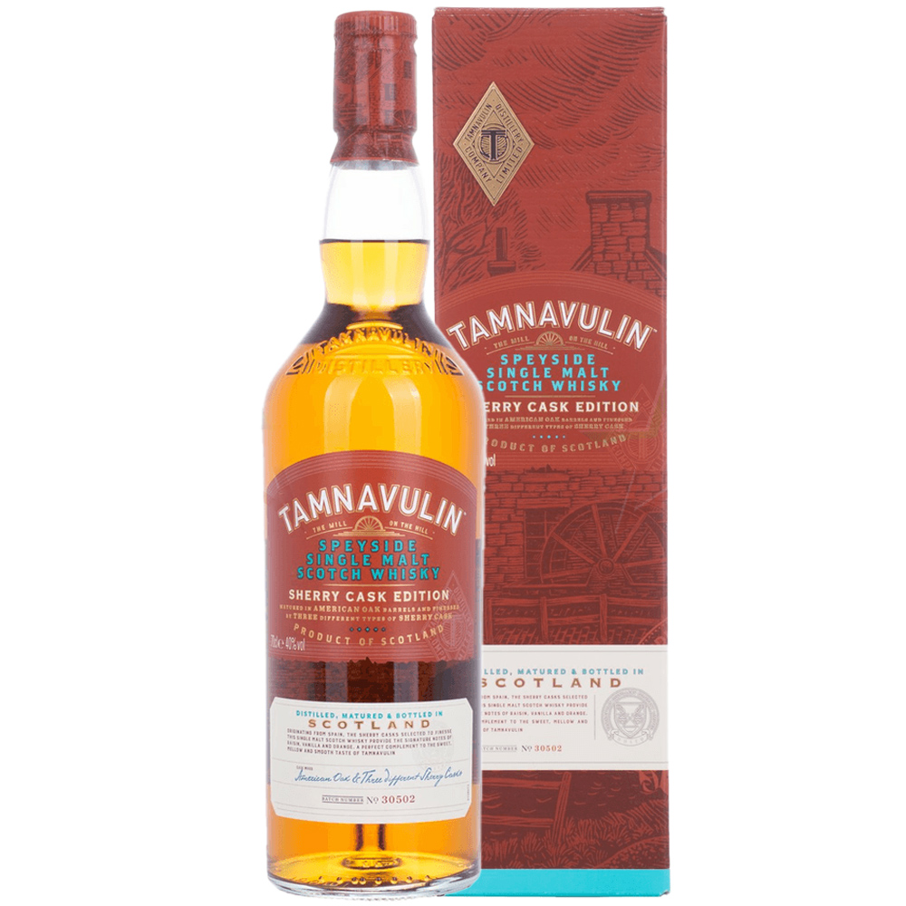 Tamnavulin Sherry Cask Single Malt Whisky Scotch Speyside Bt. Cl.70