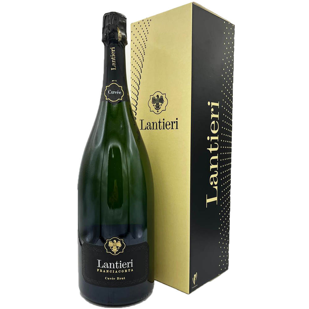 Lantieri Cuvee Magnum Brut Franciacorta Docg Vino Spumante Bianco Metodo Classico Bt. Lt.1,5 con Astuccio in Cartone