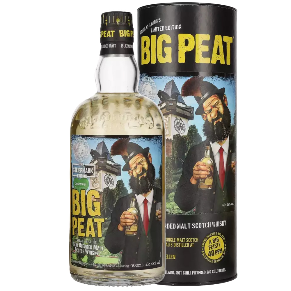 Big Peat Douglas Laing The Steiermark Limited Edition Blended Single Malt Scotch Whisky Islay Bt. Cl.70