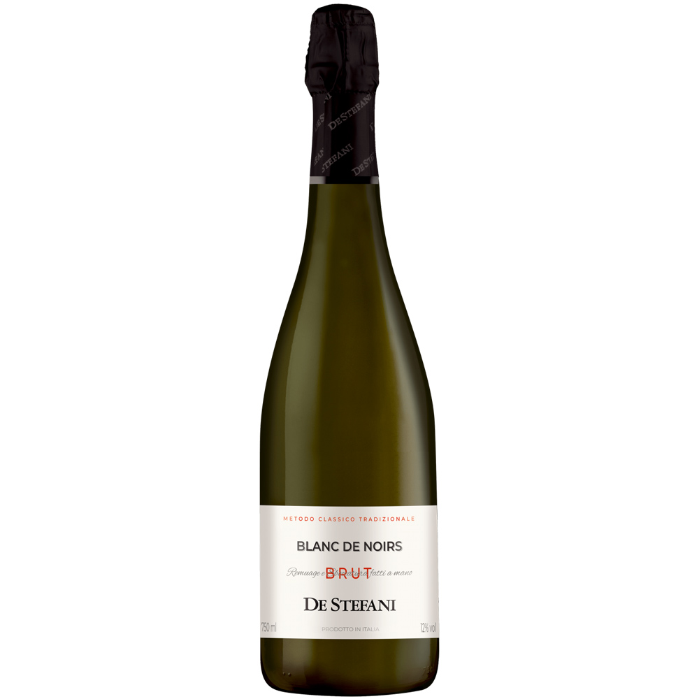 De Stefani Blanc De Noirs Brut Raboso Vino Spumante Bianco Metodo Classico Bt. Cl.75