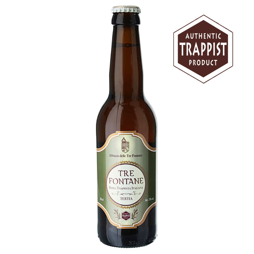 Tre Fontane Tertia Golden Ale Birra Trappista Chiara Alta Fermentazione Bt. Cl.33