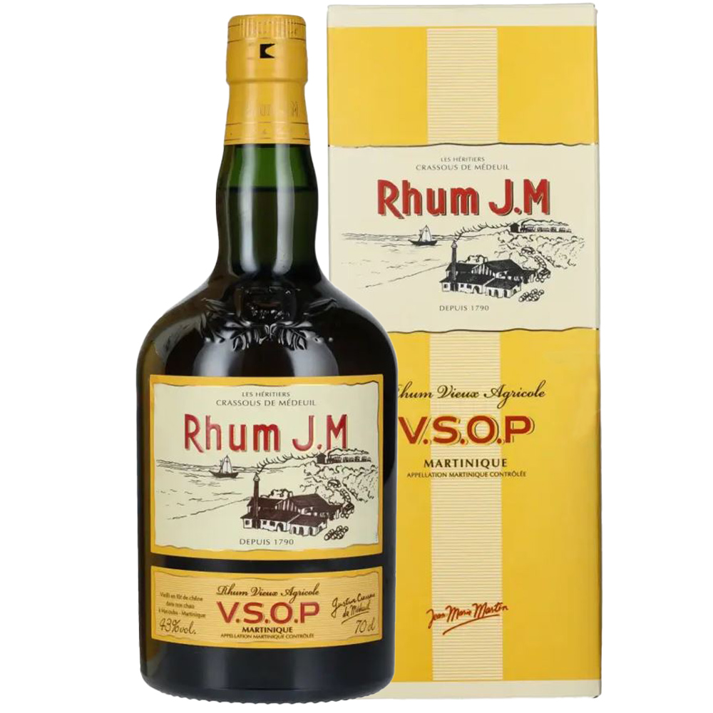 J.M V.S.O.P Vieux 4 Years Old Rum Agricole Martinica Bt. Cl.70