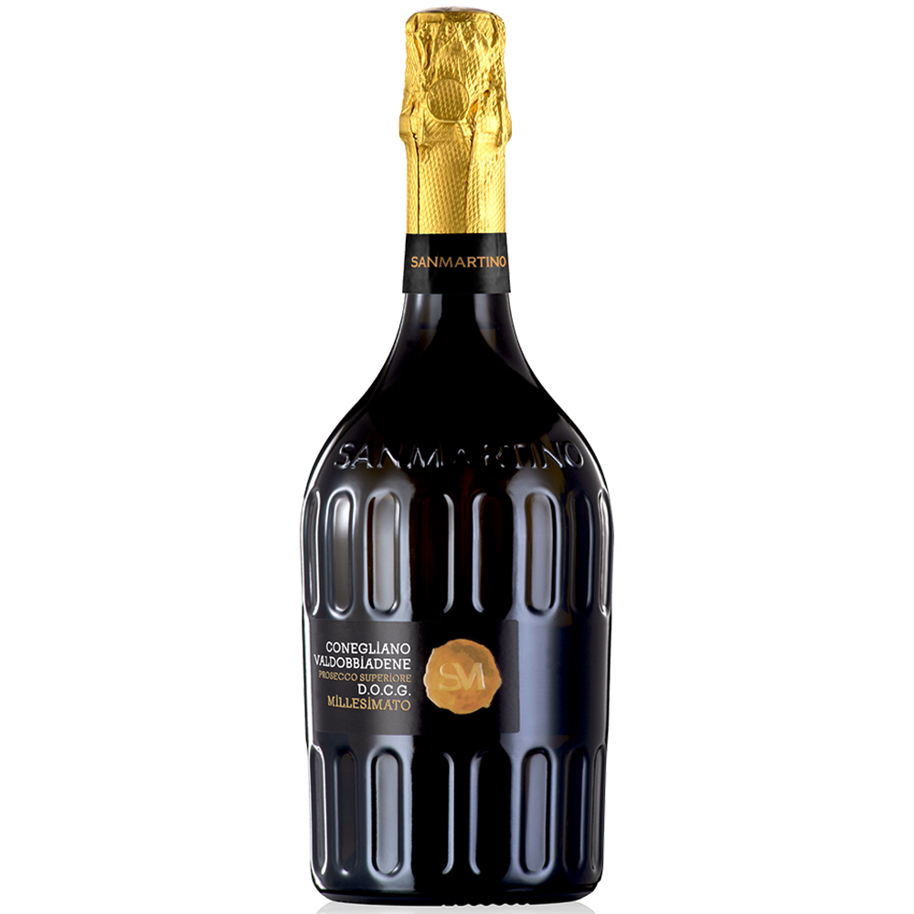 San Martino Conegliano Valdobbiadene Prosecco Superiore Docg Millesimato Extra Dry Vino Spumante Bianco Bt. Cl.75