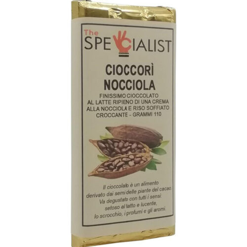 Tavoletta Cioccolato Cioccori Nocciola The Specialist Gr.110