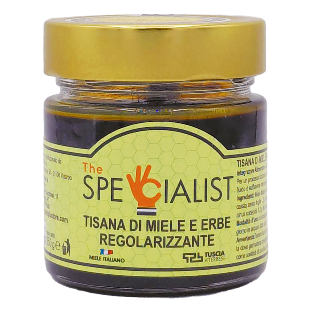 Tisana Regolarizzante di Miele Italiano Tuscia Viterbese The Specialist Brt. Gr.250