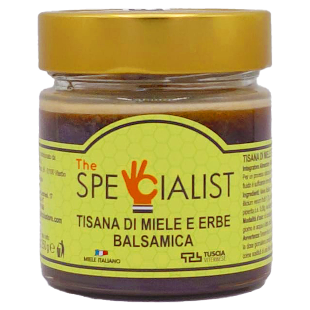 Tisana Balsamica di Miele Italiano Tuscia Viterbese The Specialist Brt. Gr.250