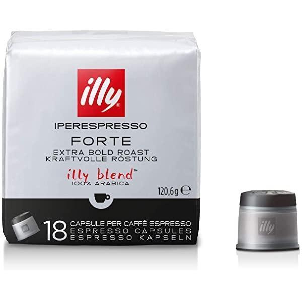 Caffè Illy Cubo Nero Forte Capsula Iper. Scat. da 18 PZ. - NH