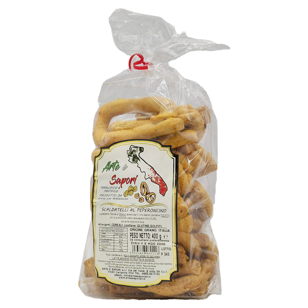 A&S Scaldatelli al Peperoncino Salati Gr.400